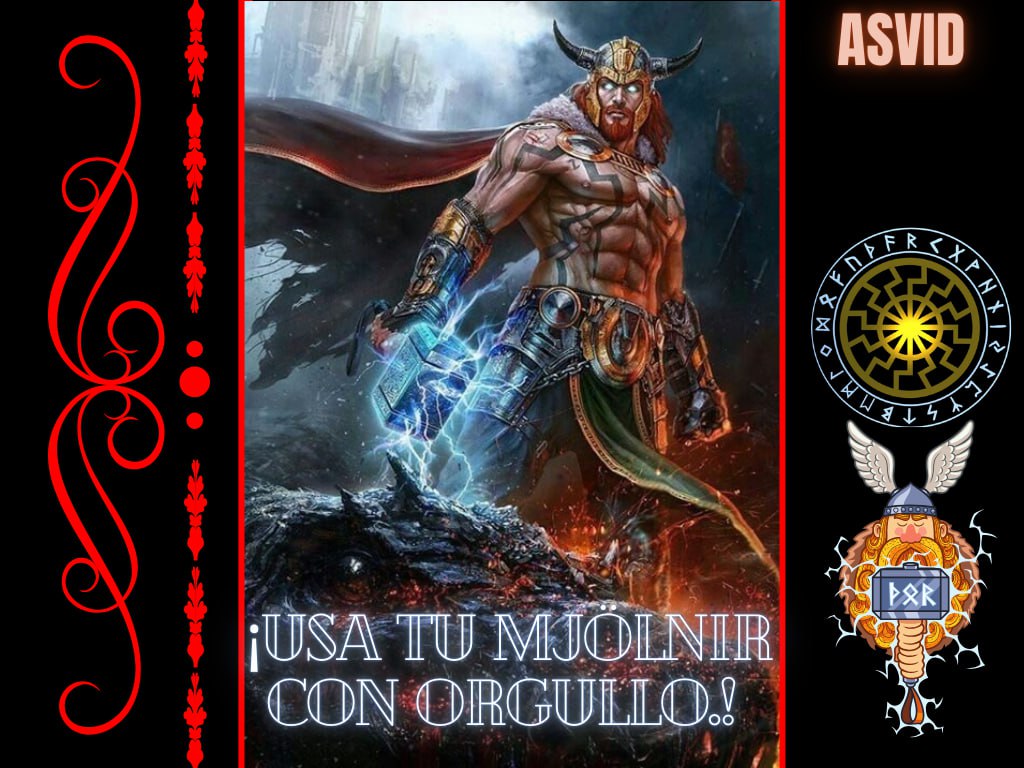 Poemas de las tierras nórdicas
Jueves día de Þórr (Thor)
(Para Protección)